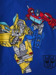 Transformers X SHEIN Young Boy Crew Neck Casual Daily Short Sleeve T-Shirt - Multicolor - View 5