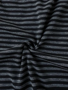 SHEIN Elladie kids Teen Girl Button Design Striped Camisole, All-Match Versatile Daily Style, Perfect For Everyday Wear, Outdoor Travel And More - Black - View 4