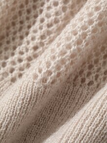 Livesso Women's Solid Color Casual Versatile Daily Cardigan - Apricot - View 8