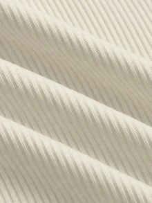 Tween Girls Autumn/Winter White Knitted High Neck Casual Slim Fit Ribbed Textured Base Layer Top, Versatile Simple T-Shirt - White - View 5