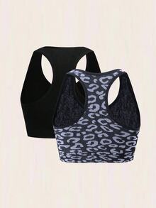 SHEIN Velisys Áo tank top thể thao nữ hằng ngày tập gym, khóa kéo trước, lưng racerback - Nhiều màu - Xem 4