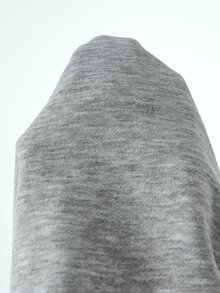 Lyckli Betty Boop x SHEIN Maternity Cartoon Pattern Casual Daily Long Sleeve Sweatshirt - Light Grey - View 8