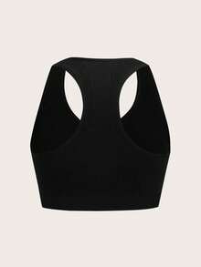 SHEIN Velisys Áo tank top thể thao nữ hằng ngày tập gym, khóa kéo trước, lưng racerback - Nhiều màu - Xem 6