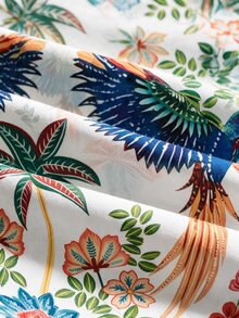 Swim Oasis 女款夏季海灘花卉印花性感時尚比基尼兩件式泳衣套裝，附外罩衫與長褲 - 彩色 - 查看 7