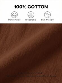 EMERY ROSE Women's Solid Color Casual Versatile Everyday Outing Shirt - Coffee Brown - View 9