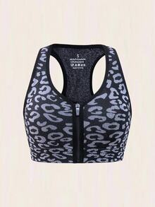SHEIN Velisys Áo tank top thể thao nữ hằng ngày tập gym, khóa kéo trước, lưng racerback - Nhiều màu - Xem 7
