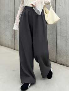 FRIFUL Women's Casual Versatile Long Pants, Autumn/Winter - Grey - View 5