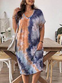 SHEIN LUNE Đầm Plus Size - Nhiều màu - Xem 5