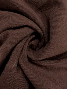 SHEIN Women's Solid Color V-Neck Ruffle Pleated Lantern Long Sleeve Casual Versatile Daily Blouse - Khaki - View 6