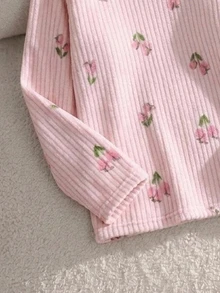 Tween Girl Casual Daily Versatile Comfortable Loungewear - Multicolor - View 4