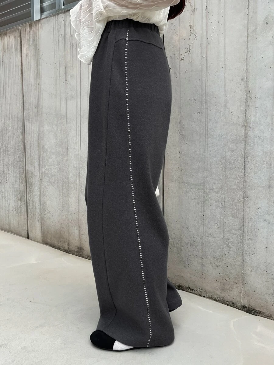 FRIFUL Women's Casual Versatile Long Pants, Autumn/Winter - Grey - View 1