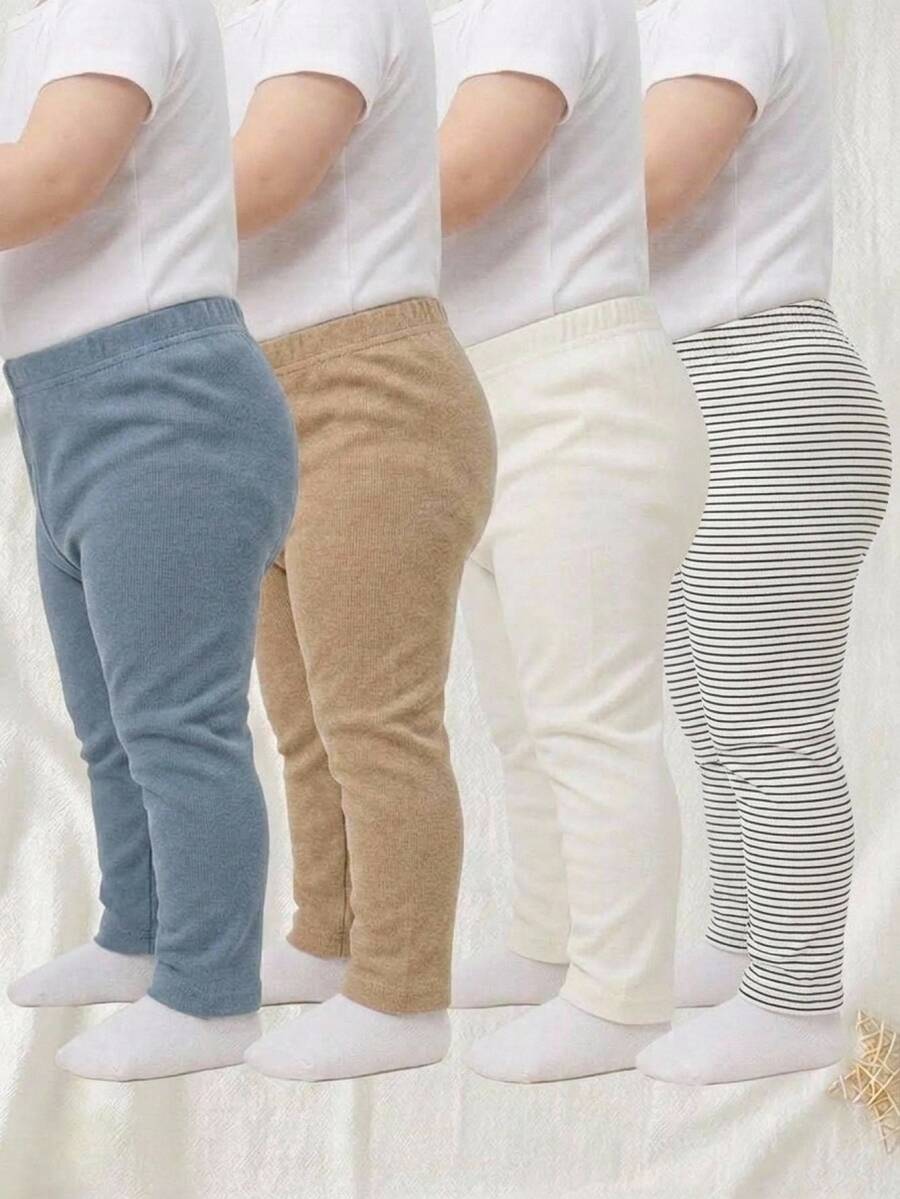 SHEIN 4PCS Baby Boys Bottoms - Multicolor - View 1