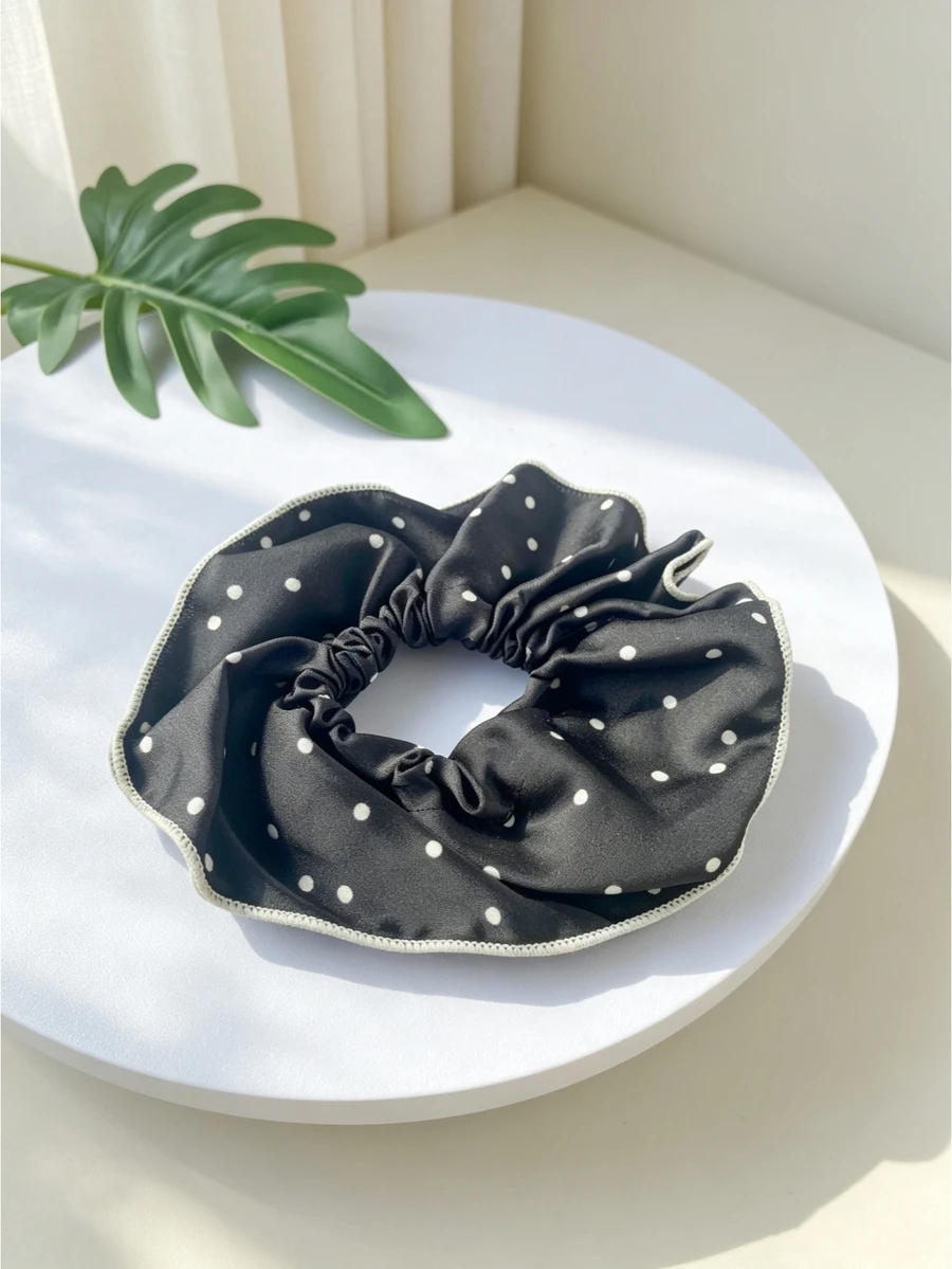 DAZY Hair Scrunchies Hair Accessories Fashion Versatile Suitable For Daily Wear - Black - View 1