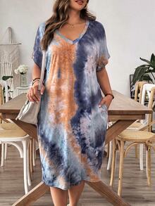 SHEIN LUNE Đầm Plus Size - Nhiều màu - Xem 4