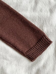 SHEIN Playful Pals Infant & Baby GirlHeart Jacquard Knit Sweater Dress - Coffee Brown - View 5