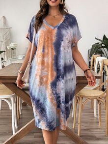 SHEIN LUNE Đầm Plus Size - Nhiều màu - Xem 6