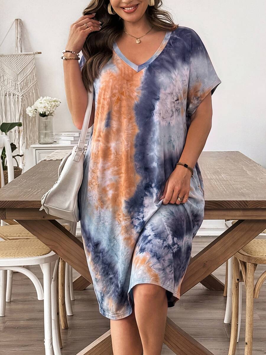 SHEIN LUNE Đầm Plus Size - Nhiều màu - Xem 1