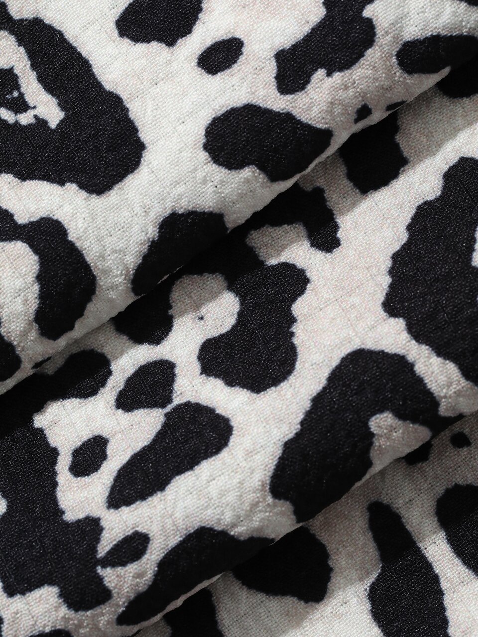 Summer Leopard Print Animal Pattern Loose Lightweight Tapered Leg Women's Pajama Bottoms