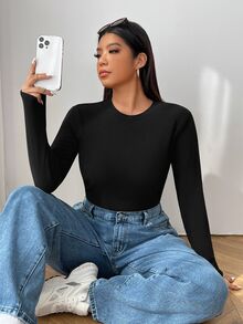 SHEIN EZwear 3件裝大尺碼T恤 - 藏蓝色 - 查看 5
