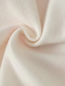 女嬰 2件套甜美可愛波點熊心形仿刺繡印花長袖保暖內裡圓領荷葉邊下擺運動衫與內搭褲，柔軟面料，適合外出，秋冬款 - 彩色 - 查看 8