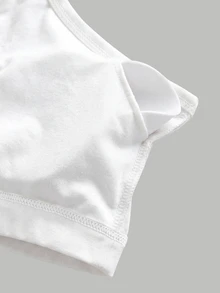 SHEIN 3件組青少年女孩內衣與胸罩 - 白色 - 查看 5