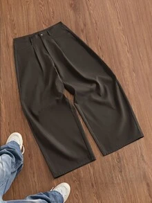 SWAVVY Pantalones para hombre - Café integral - Ver 5