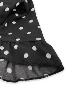 Cévolie Women's Plus Size Spring/Summer Elegant Sexy Woven Halter Neck Tie Cup Lace Black And White A-Line Ruffle Gathered Mini Dress Brunch Vacation - Black - View 5