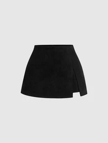 Sweetra Autumn/Winter Fashion New French Casual Women's 2 Pieces Set Short Skirt Daily Street Elegant Commute - Multicolor - View 3