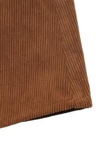 Celisse Women's Solid Color Pleated Casual Daily Wear Overalls Long Pants - Coffee Brown - View 4