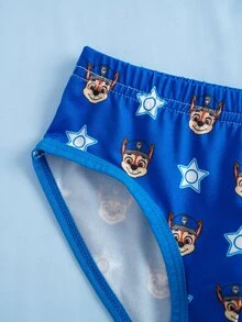SHEIN | PAW Patrol Young Boy Cartoon Print Casual Daily Briefs - Multicolor - View 5