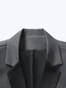 Manfinity Bizformal Men's Mature Casual Daily Versatile Colorblock Lapel Neck Jacket And Pants Suit Set - Multicolor - View 7