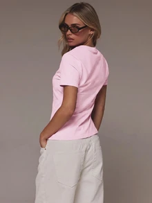 MUSERA 女款 T-shirt - 粉色 - 查看 2