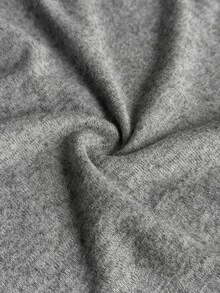 Maweii Plus Size Hooded Long Sleeve Casual Commute Shopping Comfortable Sweatshirt - Grey - View 7