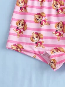 SHEIN | PAW Patrol Young Girl Cartoon Print Casual Daily Hipster Panties - Blue - View 7