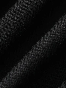 Dazy Maternity Solid Color Fitted Ruched Long Sleeve Casual Daily Vacation Spring Autumn Maternity T-Shirt - Black - View 6