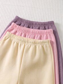 Cozy Pixies 女童 Young Girl 圖案柔軟圓領長袖套頭運動衫＋彈性腰長褲 6件套，百搭舒適，適合秋冬 - 彩色 - 查看 5