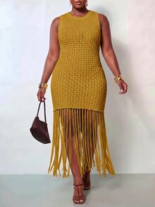 Veslaya Spring/Summer New Arrivals. Elegant And Sophisticated, Perfect For Vacations, Dates, - Mustard Yellow - View 3