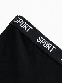 Dozemod Teen Boy Simple Comfortable Elastic Waist Boxer Briefs 6pcs/Pack - Black - View 5