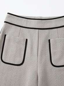 GlowEve Fall Clothes FOR WomenWomen's Wide Leg Loose Elegant Pants With Pocket Design - Coffee Brown - View 6