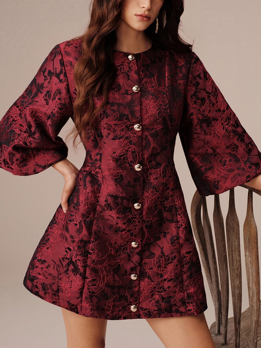 BELROSIE Women's All-Over Print Casual Daily Summer Mini Dress - Multicolor - View 1