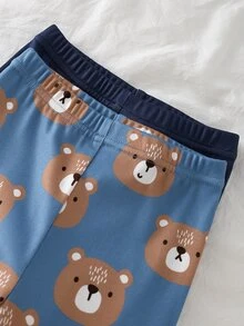 4PCS Baby Boys Pajamas - Royal Blue - View 6