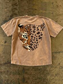 Teen Boy Casual Minimalist Short Sleeve Crew Neck T-Shirt Suitable For Summer - Multicolor - View 7