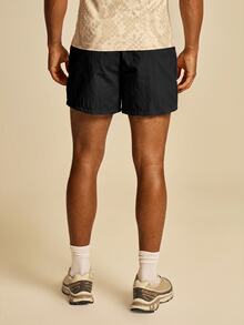 Musero Sport 輕量聚酯健身短褲 後方拉鍊口袋 春夏必備 健身運動服 - 黑色 - 查看 5