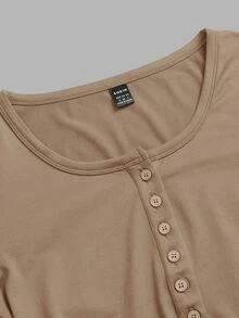 SHEIN EZwear 3件裝大尺碼T恤 - 彩色 - 查看 6