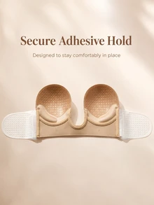 Lignisse Invisible Silicone Push-Up Breast Pads For Small Breasts, Lift And Enhance, Wedding Photo Shoot Special, Summer Bra - Multicolor - View 2
