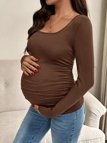 SHEIN 3PCS Maternity T-Shirts - Multicolor - View 3