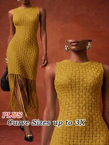 Veslaya Spring/Summer New Arrivals. Elegant And Sophisticated, Perfect For Vacations, Dates, - Mustard Yellow - View 6
