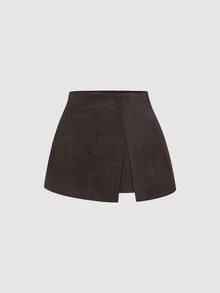 Sweetra Autumn/Winter Fashion New French Casual Women's 2 Pieces Set Short Skirt Daily Street Elegant Commute - Multicolor - View 4