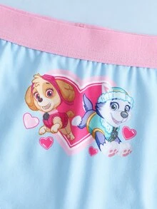 SHEIN | PAW Patrol Young Girl Cartoon Print Casual Daily Hipster Panties - Blue - View 5