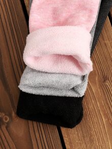 SHEIN 少女 3件組 冬季緊身褲 - 彩色 - 查看 5